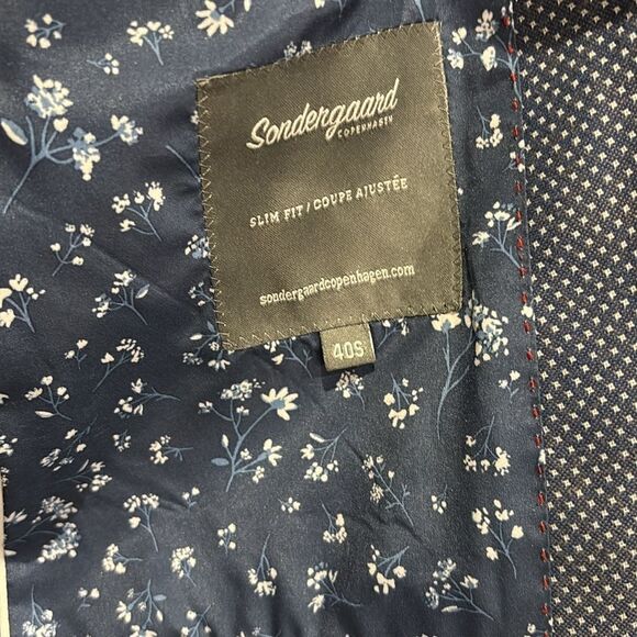Sondergaard men’s sport coat size 40S slim fit - Picture 6 of 7